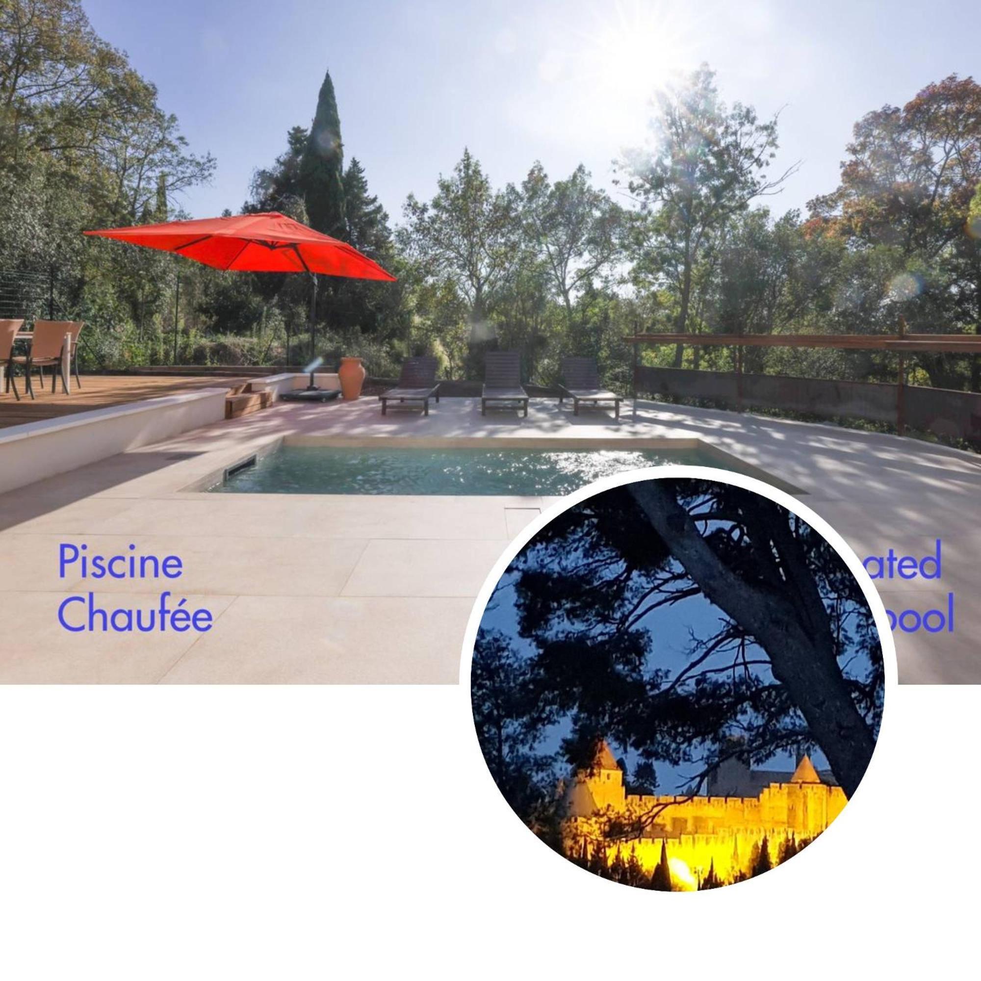Villa St Francois Piscine Privee Chauffee ,Clim ,Parking Gratuit การ์กาซอน ภายนอก รูปภาพ